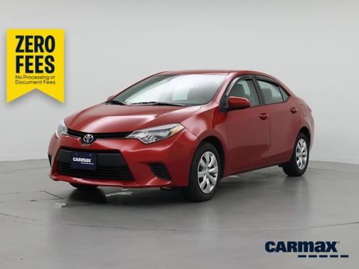 Red 2014 Toyota Corolla LE