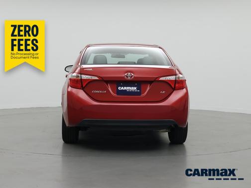 Red 2014 Toyota Corolla LE