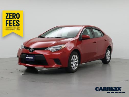 Red 2014 Toyota Corolla LE