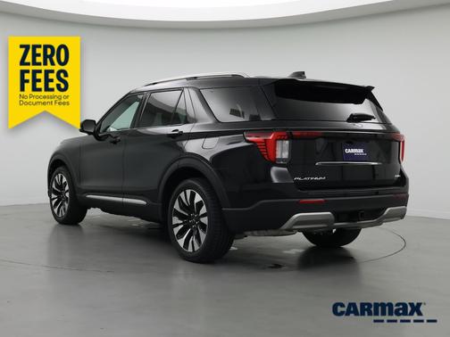 Black 2025 Ford Explorer Platinum