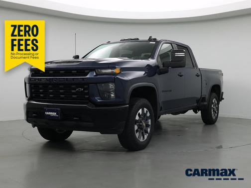 Blue 2021 Chevrolet Silverado 2500 Custom