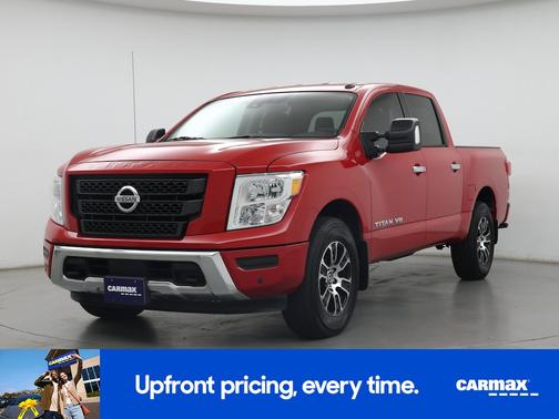 Red 2020 Nissan Titan SV