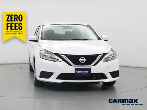 White 2019 Nissan Sentra SV