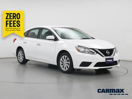 White 2019 Nissan Sentra SV