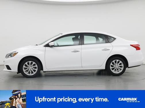 White 2019 Nissan Sentra SV