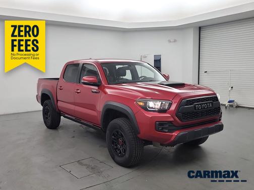 Red 2017 Toyota Tacoma TRD Pro