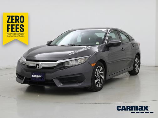 Gray 2018 Honda Civic EX