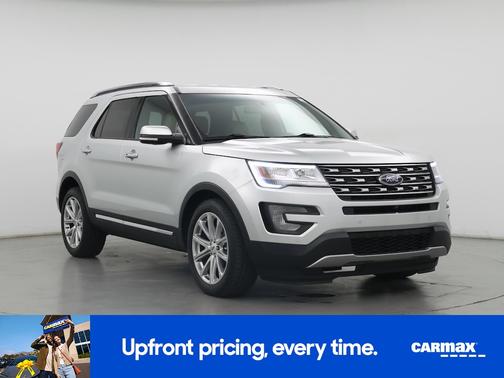Silver 2017 Ford Explorer Limited