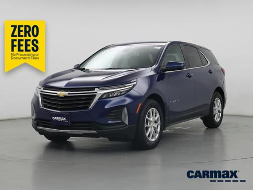 Blue 2022 Chevrolet Equinox LT