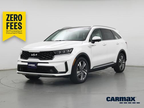 White 2023 Kia Sorento Hybrid SX Prestige
