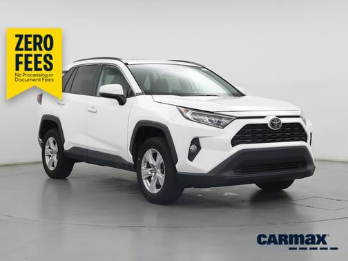 White 2019 Toyota RAV4 XLE