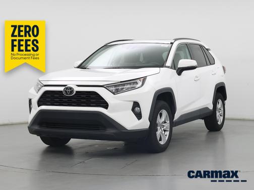 White 2019 Toyota RAV4 XLE
