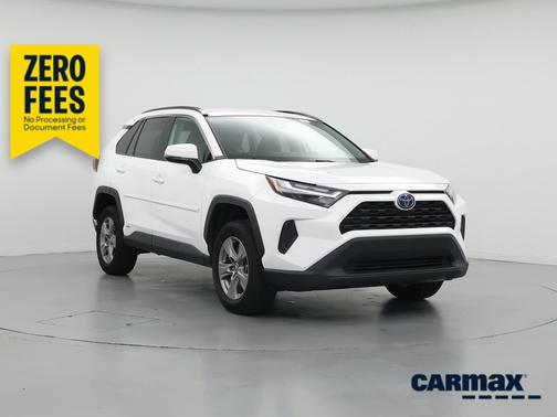 White 2024 Toyota RAV4 Hybrid LE