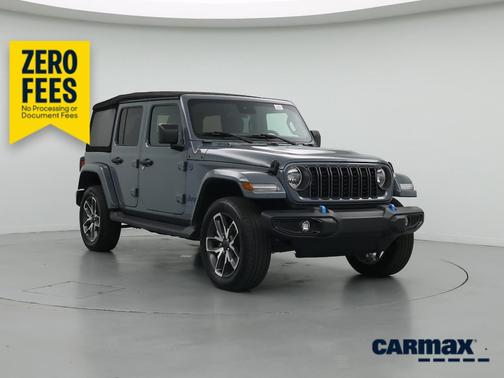 Gray 2024 Jeep Wrangler 4xe Sport S