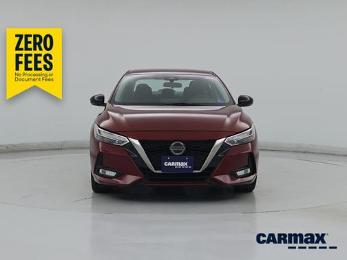 Red 2021 Nissan Sentra SR