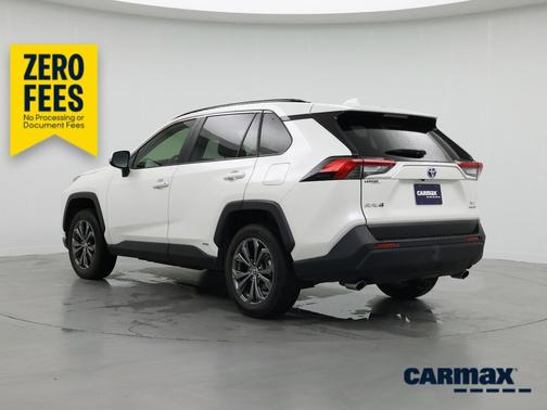 White 2022 Toyota RAV4 Hybrid XLE Premium