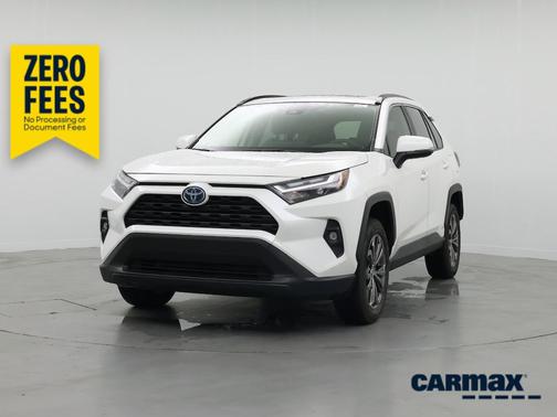 White 2022 Toyota RAV4 Hybrid XLE Premium