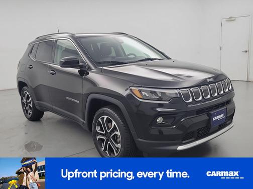 Black 2022 Jeep Compass Limited