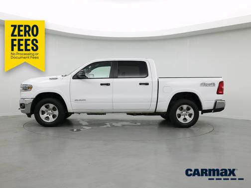 White 2025 RAM 1500 Bighorn