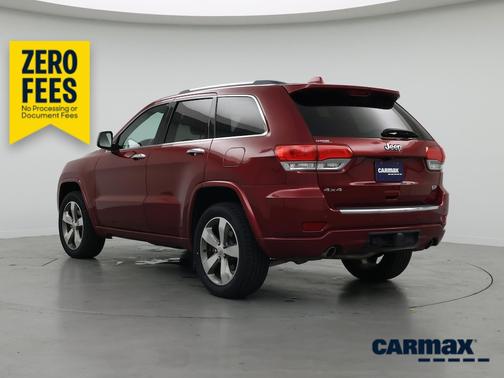 Red 2015 Jeep Grand Cherokee Overland