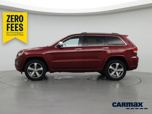 Red 2015 Jeep Grand Cherokee Overland