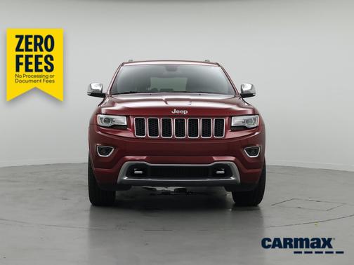 Red 2015 Jeep Grand Cherokee Overland