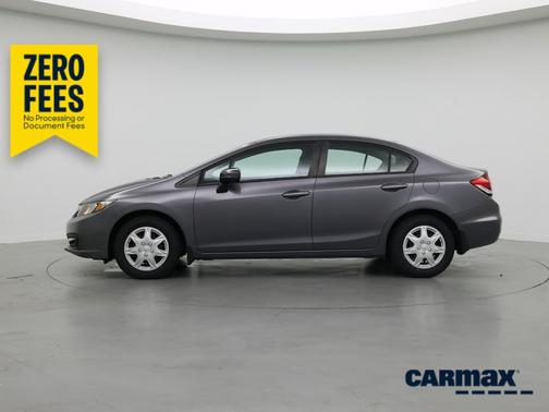 Gray 2014 Honda Civic LX