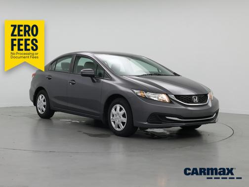 Gray 2014 Honda Civic LX