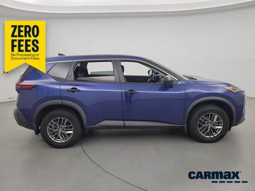 Blue 2021 Nissan Rogue S