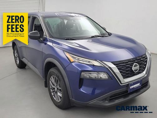 Blue 2021 Nissan Rogue S