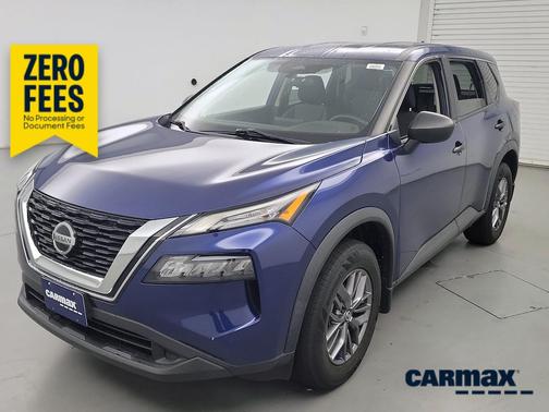 Blue 2021 Nissan Rogue S