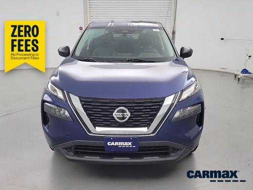 Blue 2021 Nissan Rogue S