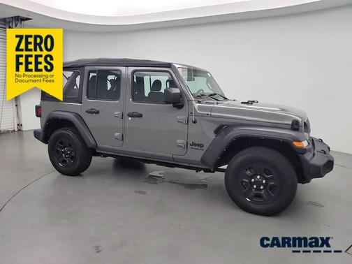 Gray 2022 Jeep Wrangler Unlimited Sport