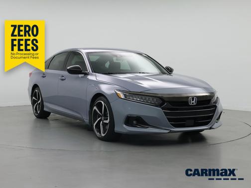 Blue 2022 Honda Accord Hybrid Sport