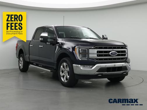 Blue 2022 Ford F-150 Lariat