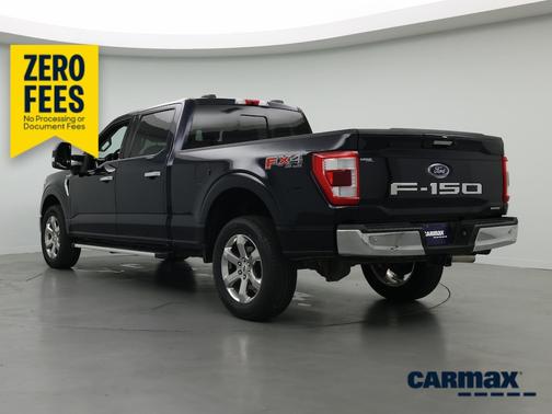 Blue 2022 Ford F-150 Lariat