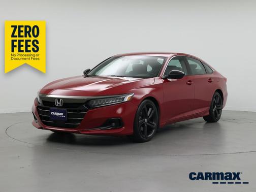 Red 2022 Honda Accord Sport