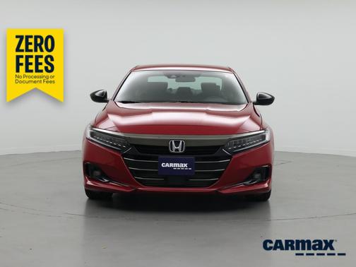 Red 2022 Honda Accord Sport