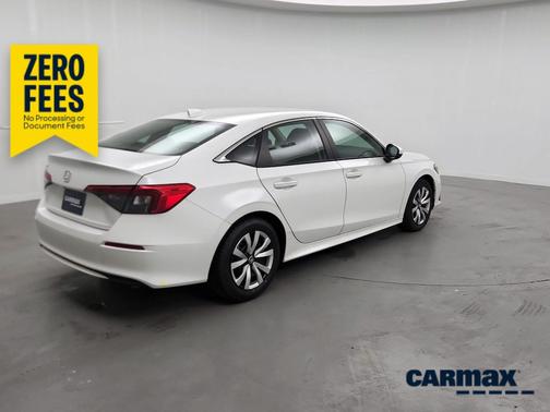 White 2023 Honda Civic LX