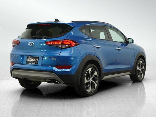 Caribbean Blue 2017 Hyundai TUCSON Limited
