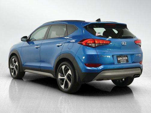 Caribbean Blue 2017 Hyundai TUCSON Limited