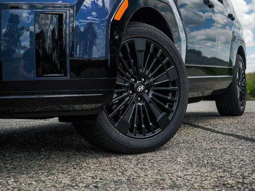 Atlantis Blue 2026 Hyundai SANTA FE HEV Calligraphy