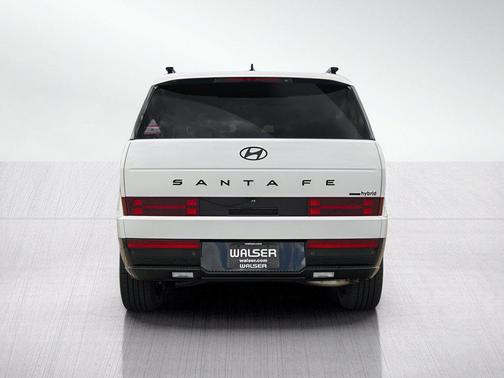 Serenity White 2026 Hyundai SANTA FE HEV Calligraphy