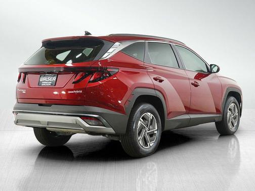 Ultimate Red 2025 Hyundai TUCSON Hybrid Blue