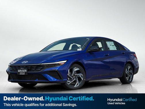 Intense Blue 2025 Hyundai ELANTRA Sport