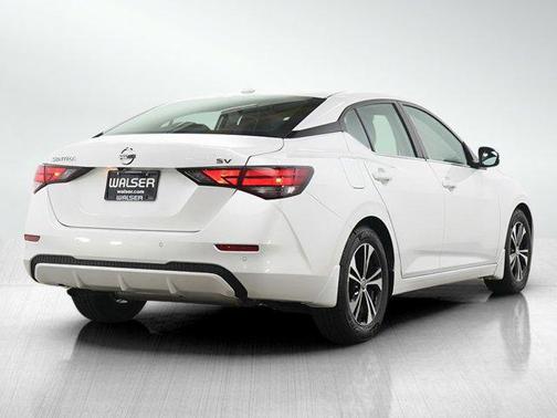 Aspen White TriCoat Pearl 2022 Nissan Sentra SV