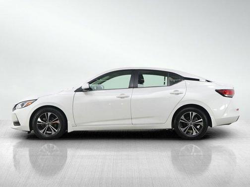Aspen White TriCoat Pearl 2022 Nissan Sentra SV