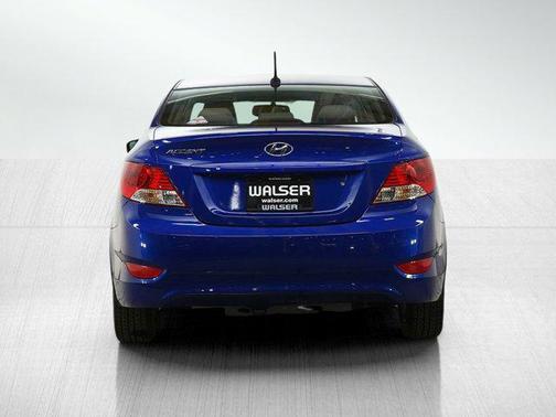 Marathon Blue Pearl 2013 Hyundai Accent GLS