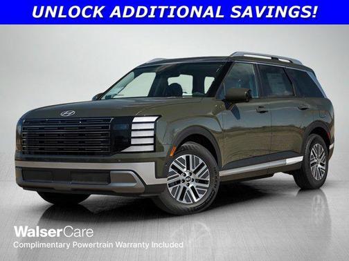 Titan Green 2026 Hyundai Palisade Hybrid SEL Premium 8P
