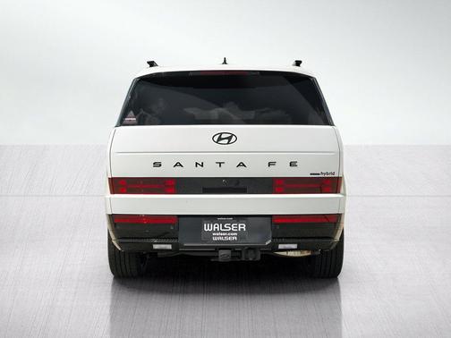 Serenity White 2026 Hyundai SANTA FE HEV Calligraphy